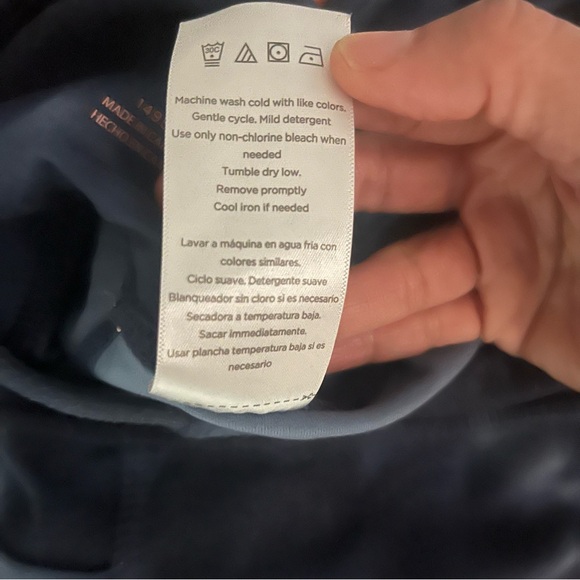 Danskin High Waisted Tie Dye Leggings Size Medium in Ocean Marble Inseam 24” - Picture 11 of 11